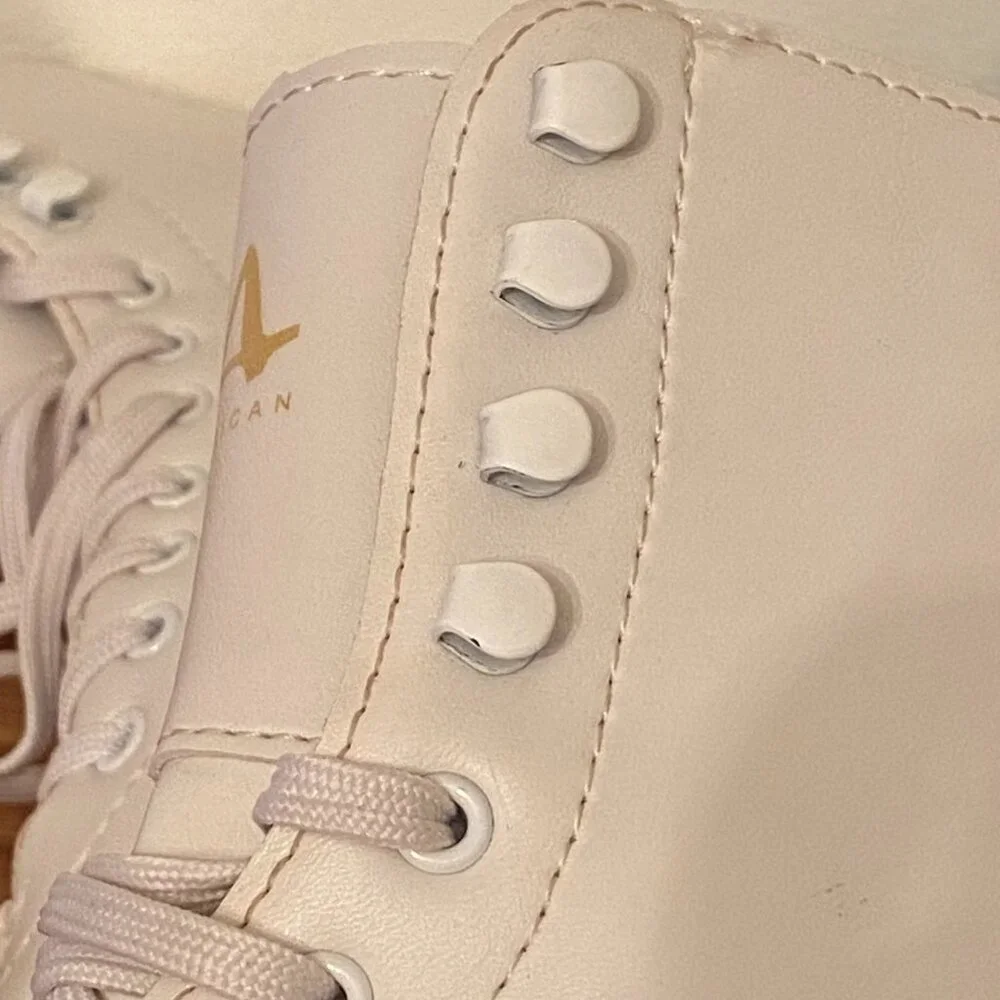 Ice Skates White Ice Figure Skating Shoe by American Athletic Girls Youth Size 5 - Picture 11 of 15